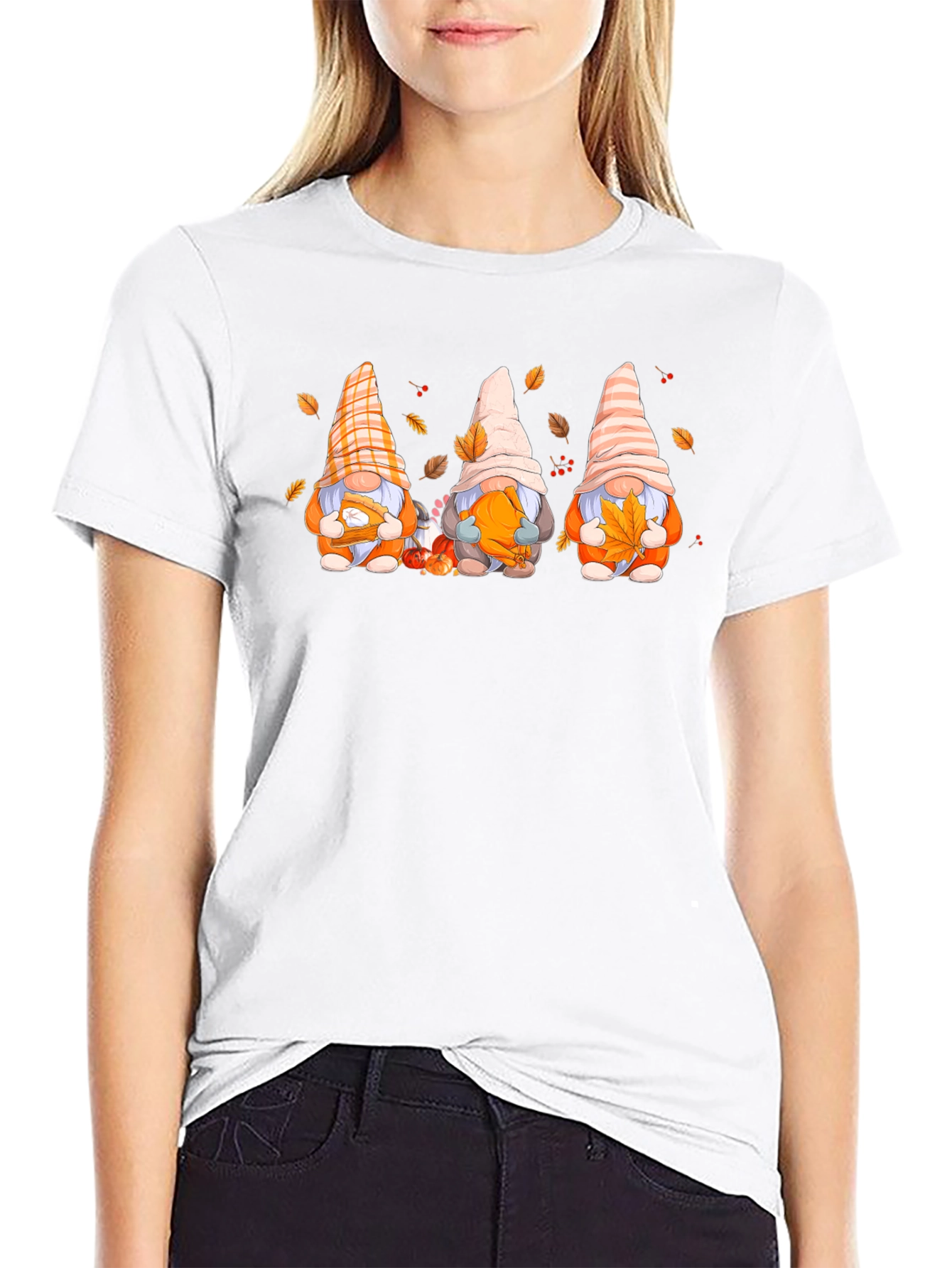Fall Gnomes Graphic T-Shirt