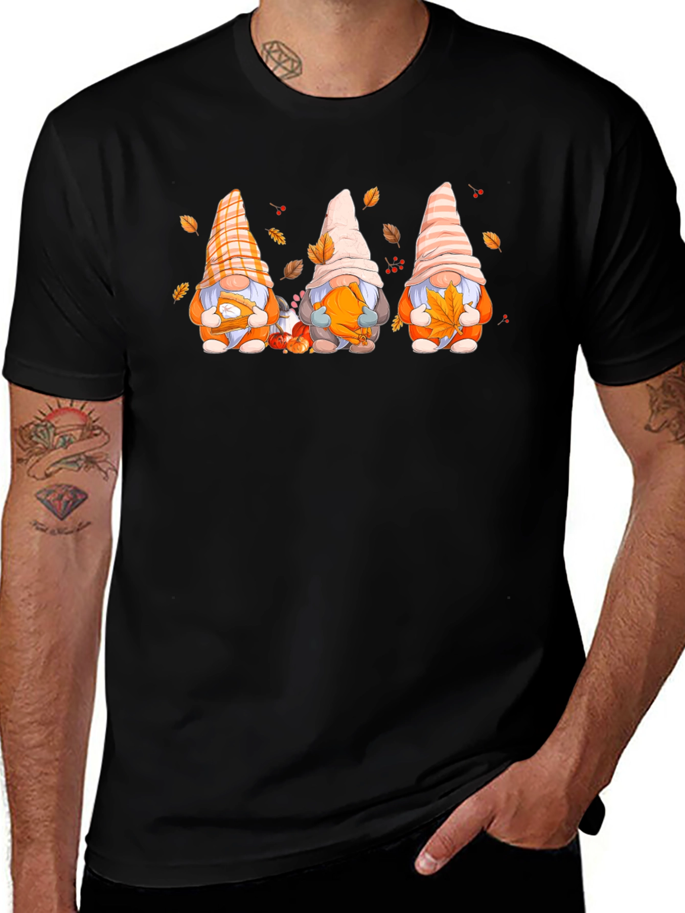 Fall Gnomes Graphic T-Shirt