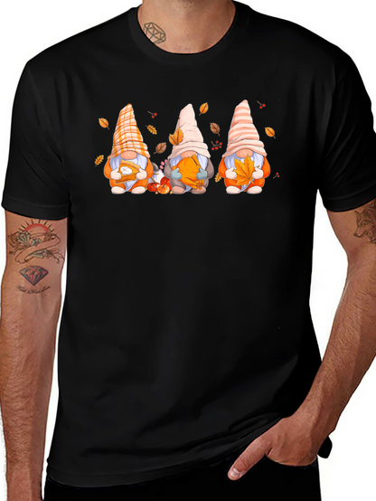 Fall Gnomes Graphic T-Shirt
