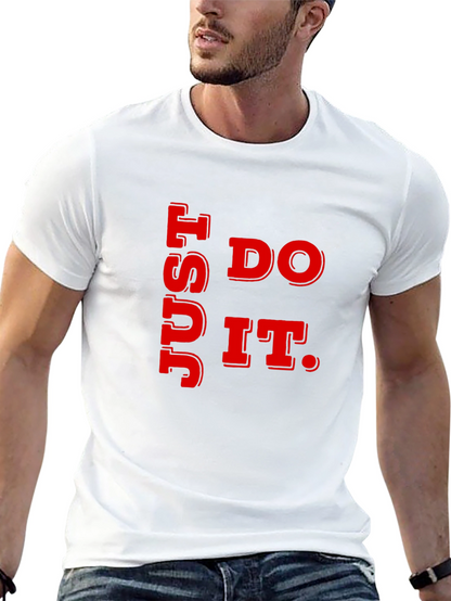 Just Do It Graphic Tee - Black