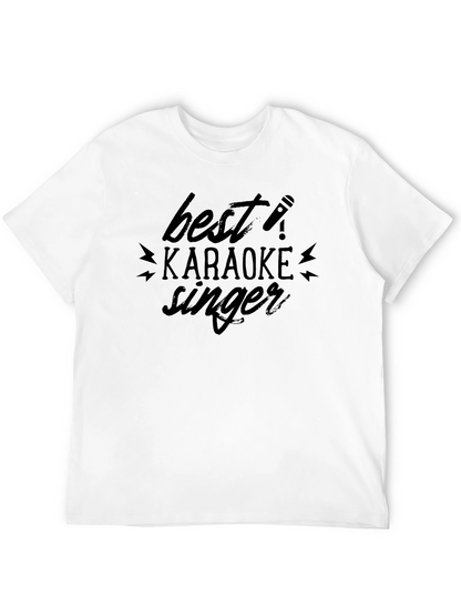 Best Karaoke Singer Black Graphic Tee
