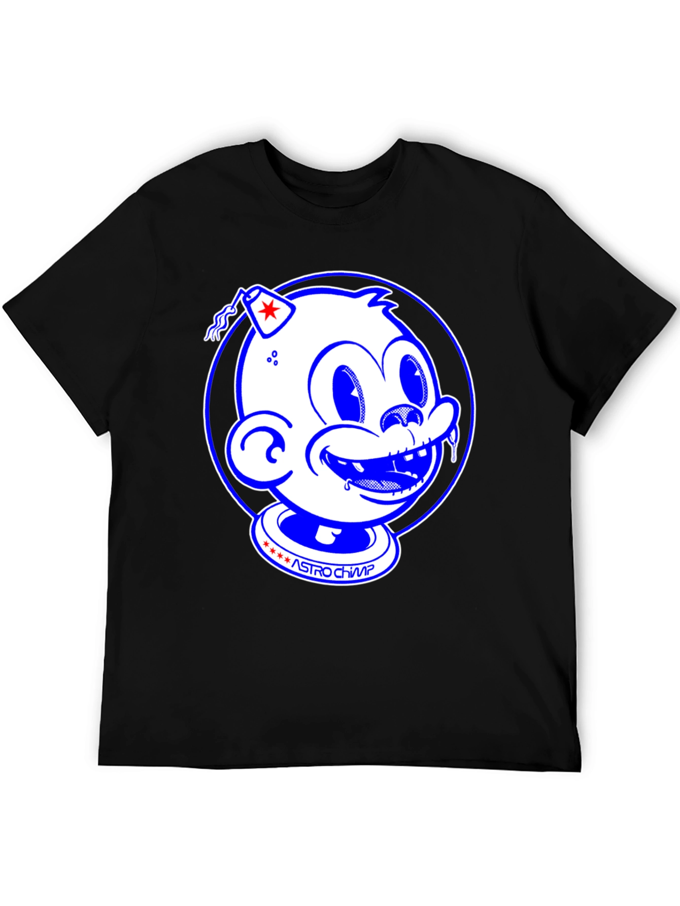 Astro Chimp Graphic Tee - Retro Style