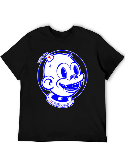 Astro Chimp Graphic Tee - Retro Style