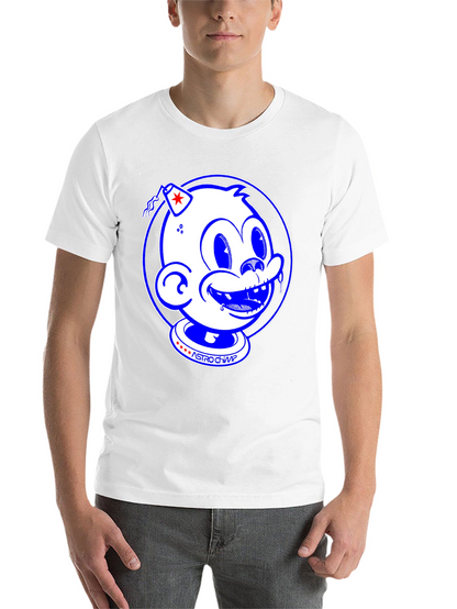 Astro Chimp Graphic Tee - Retro Style