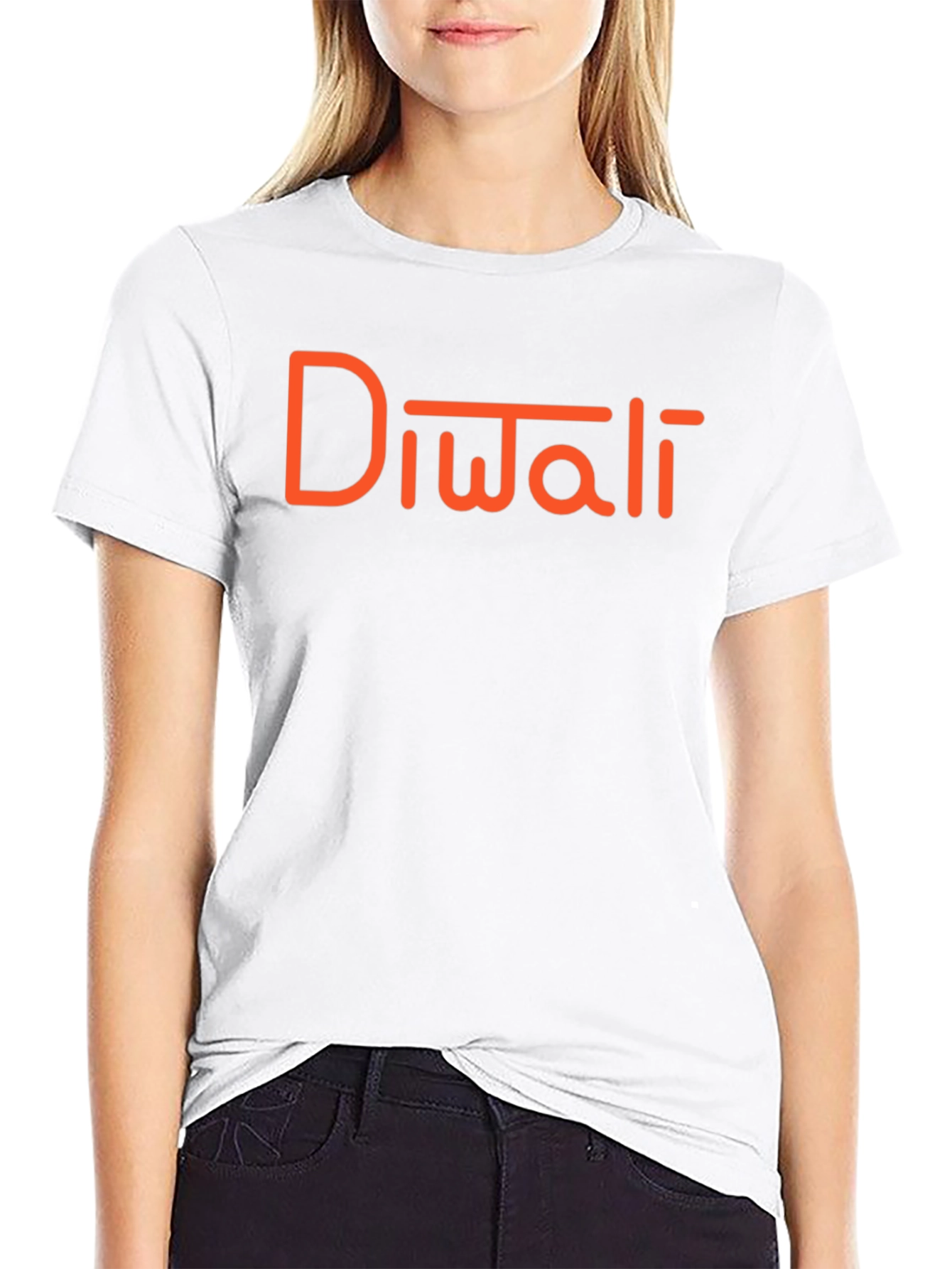 Diwali Graphic Tee - Black Cotton Holiday Shirt