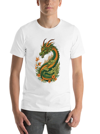 Dragon & Floral Graphic Tee