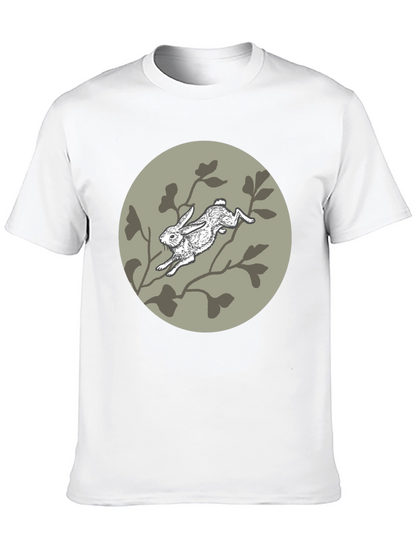 Rabbit T-Shirt - Artistic Graphic Tee