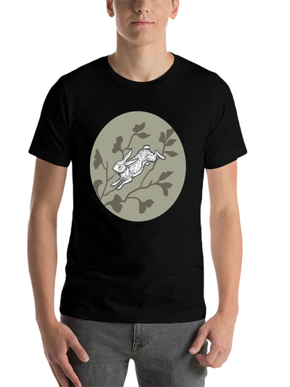 Rabbit T-Shirt - Artistic Graphic Tee