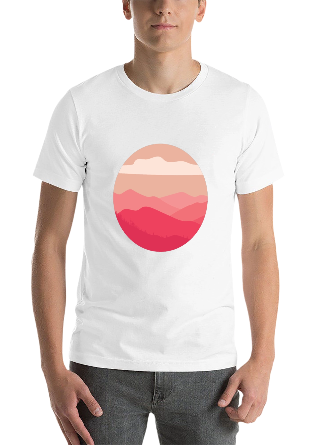 Mountain View Graphic Tee - Soft Cotton Blend