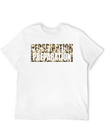 Perspiration Preparation Camo Graphic Tee