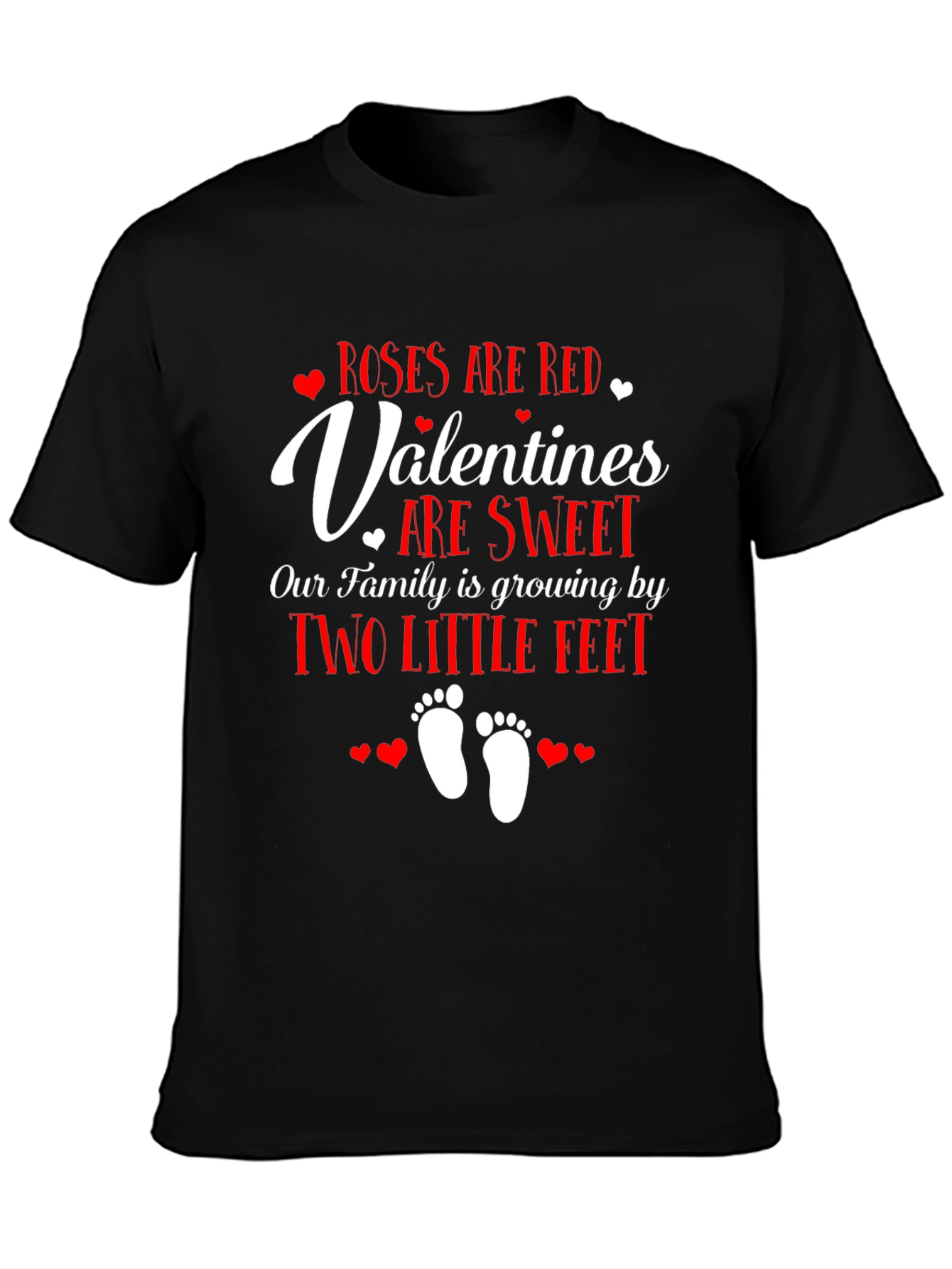 Valentines Day Pregnancy Announcement T-Shirt
