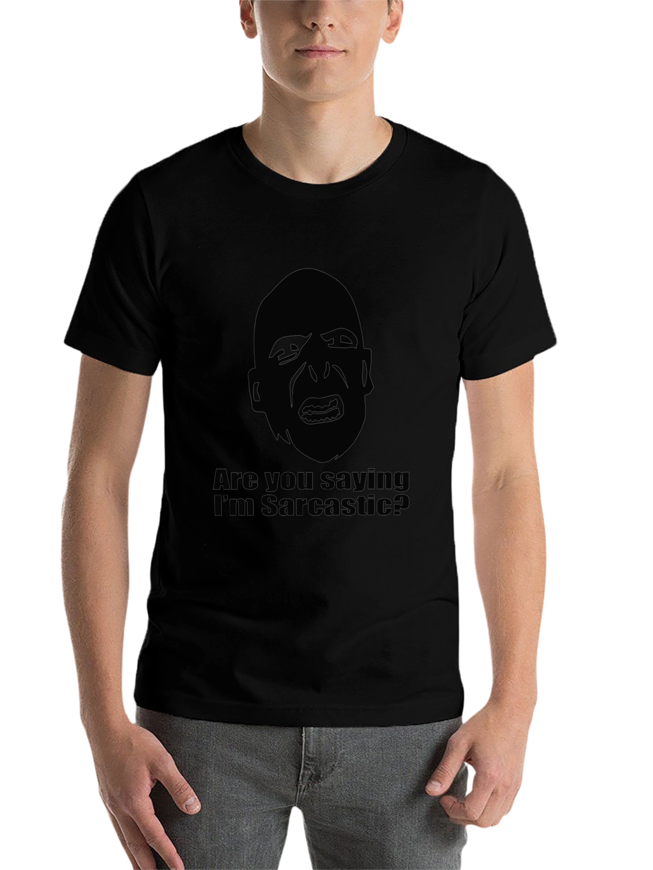 Sarcastic Graphic T-Shirt - Bold Statement Tee