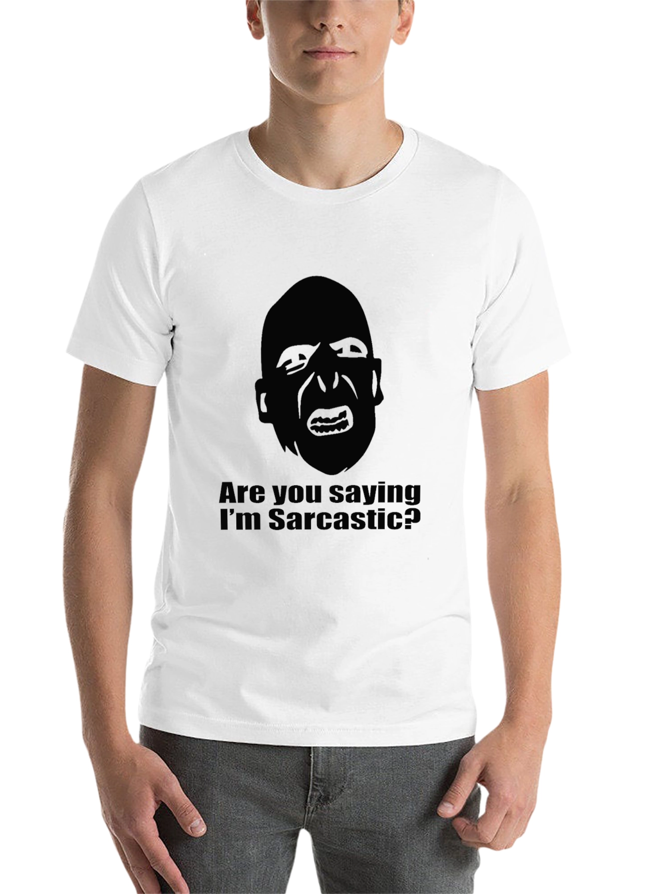 Sarcastic Graphic T-Shirt - Bold Statement Tee