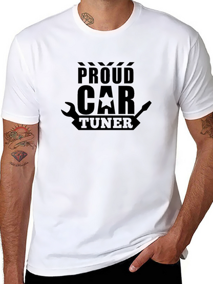 Proud Car Tuner Black T-Shirt