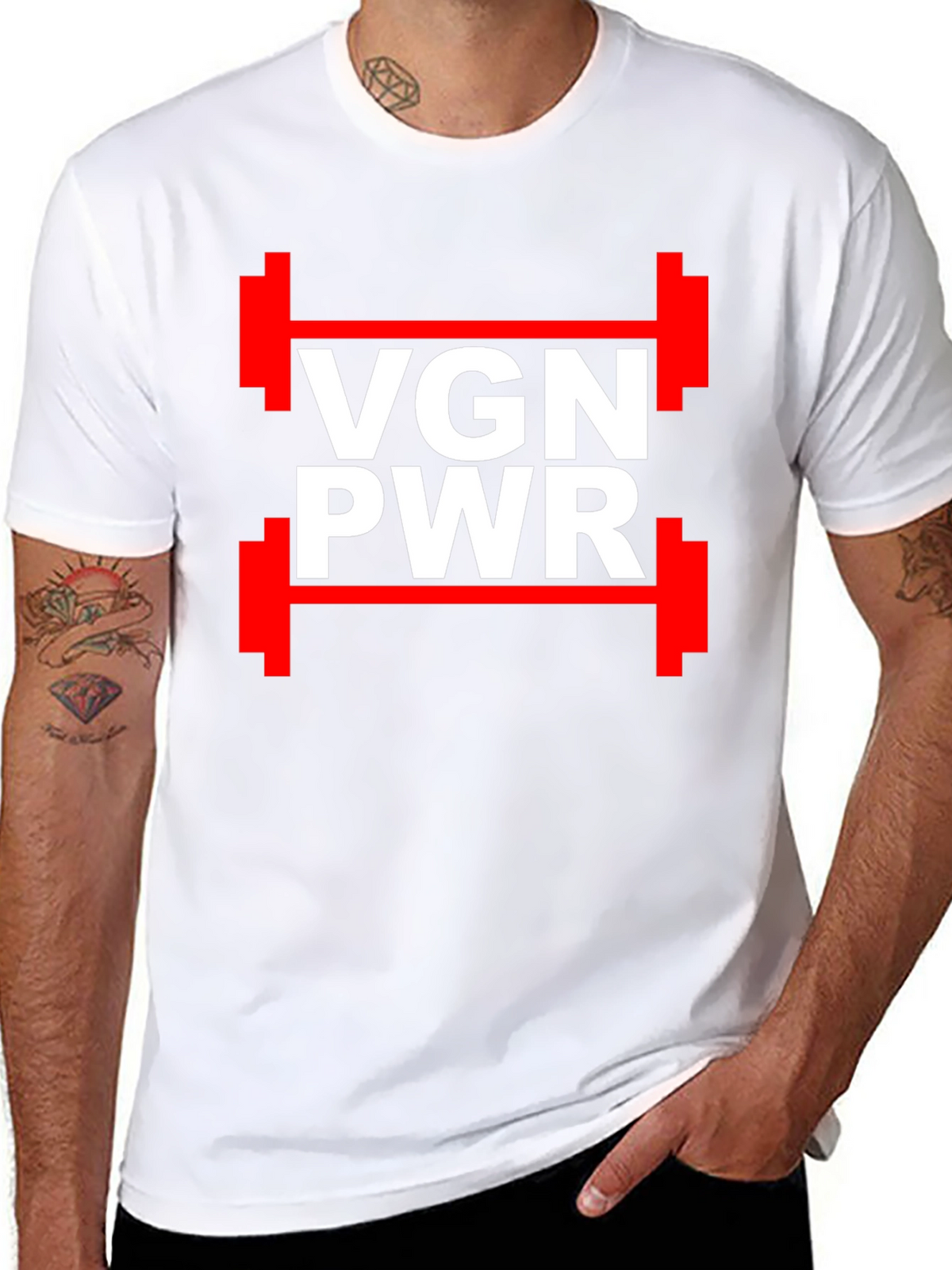VGN PWR T-Shirt - Vegan Gym Power Tee