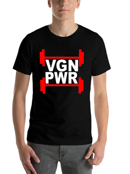 VGN PWR T-Shirt - Vegan Gym Power Tee