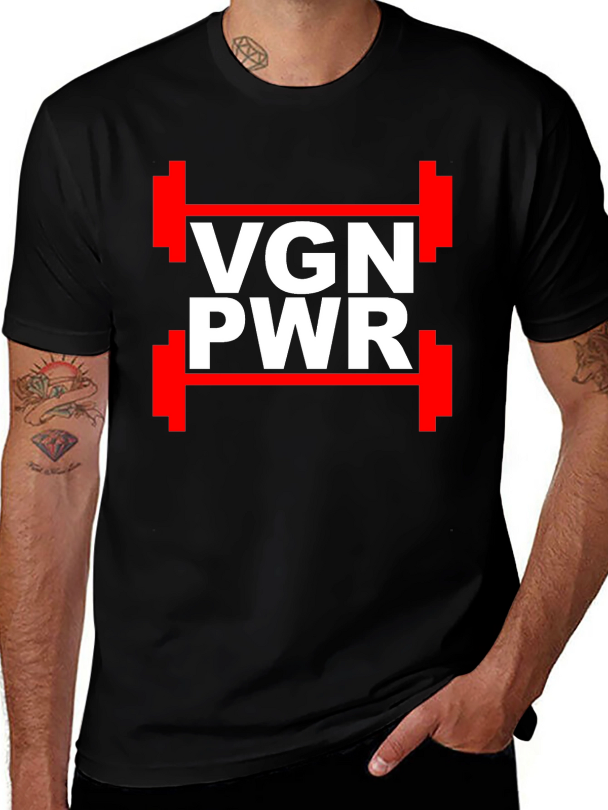 VGN PWR T-Shirt - Vegan Gym Power Tee
