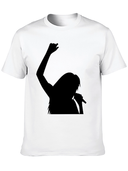 Silhouette Singer Graphic Tee