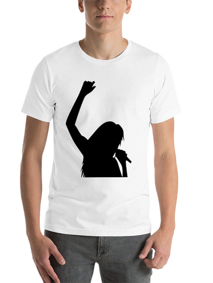 Silhouette Singer Graphic Tee