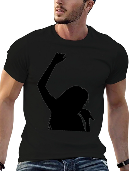 Silhouette Singer Graphic Tee