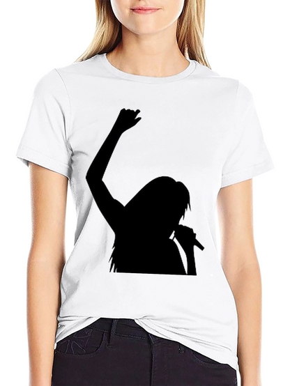 Silhouette Singer Graphic Tee