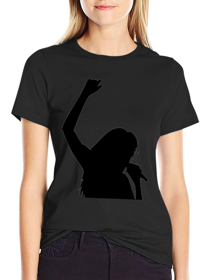 Silhouette Singer Graphic Tee