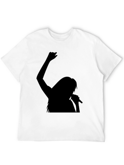 Silhouette Singer Graphic Tee