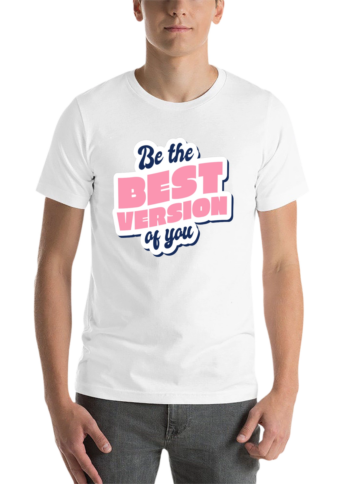 Motivational Best Version Black T-Shirt
