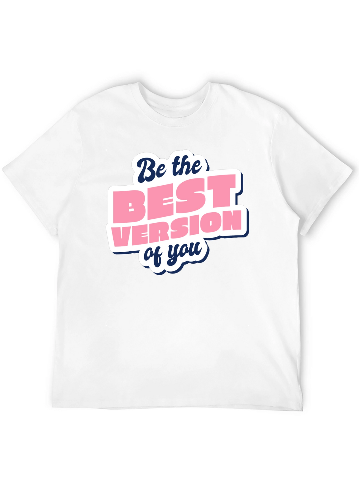 Motivational Best Version Black T-Shirt