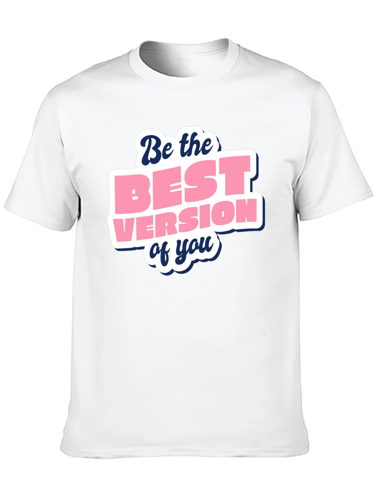 Motivational Best Version Black T-Shirt