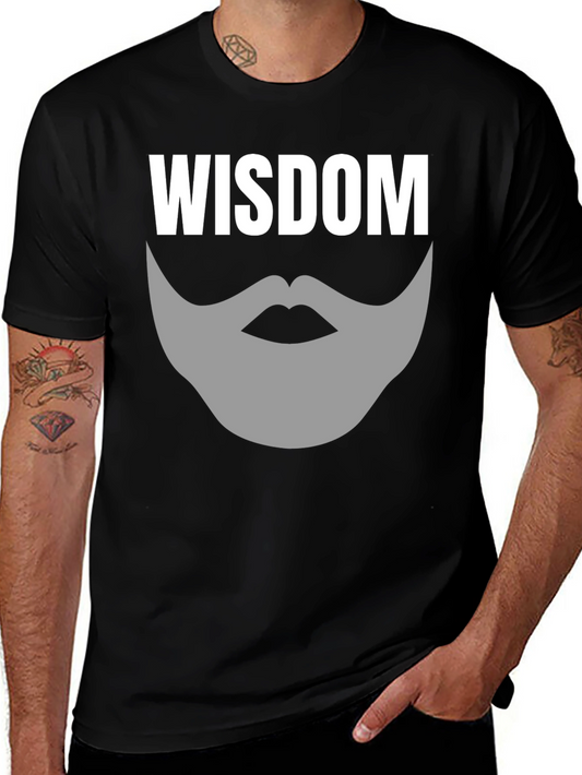 Wisdom Beard T-Shirt - Stylish & Humorous Graphic Tee