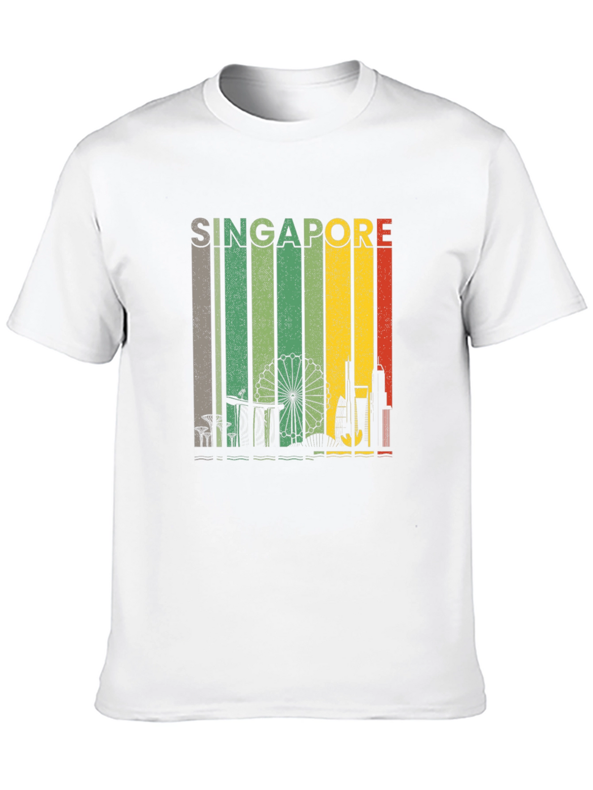 Singapore Skyline Graphic Tee