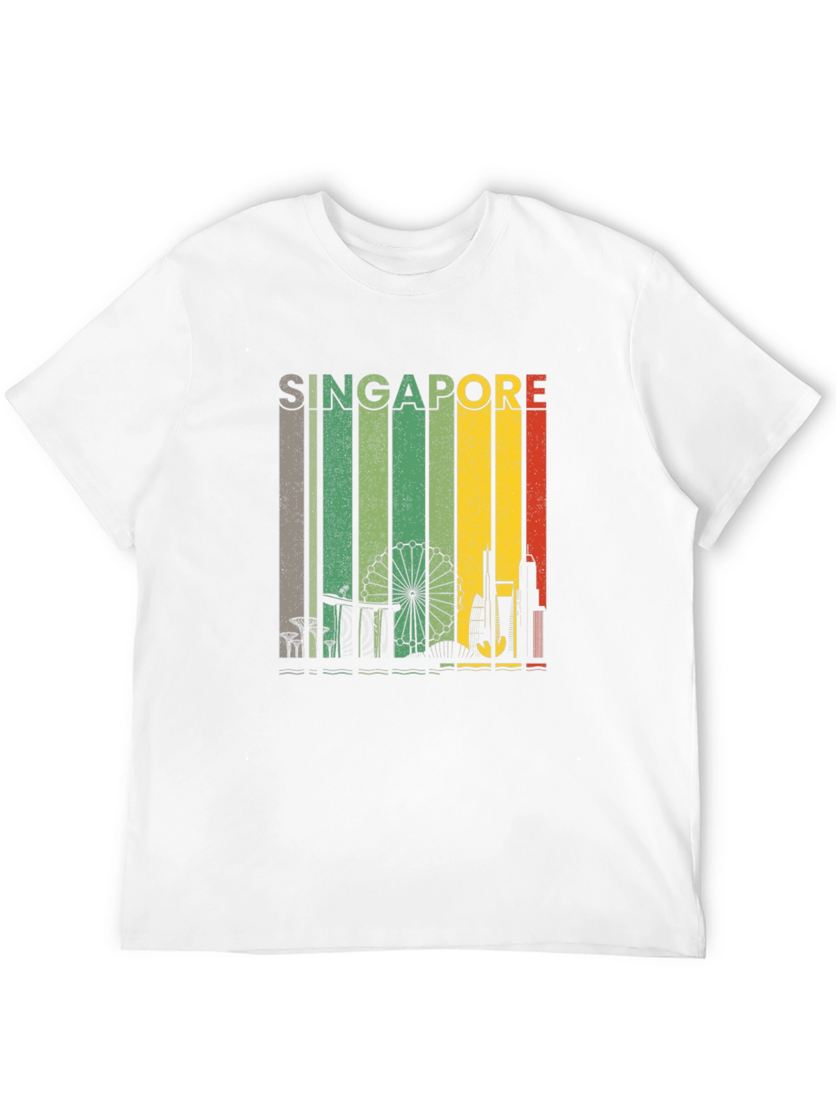 Singapore Skyline Graphic Tee