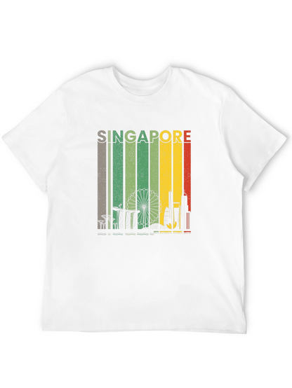 Singapore Skyline Graphic Tee
