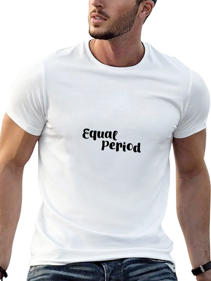 Equal Period Black Graphic T-Shirt