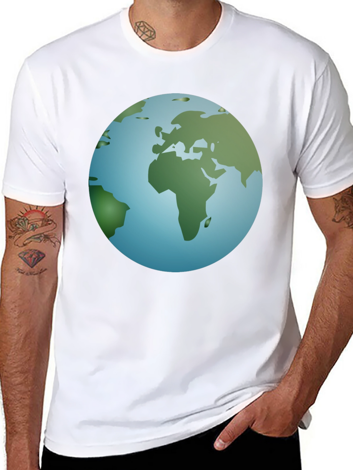 Earth Graphic Tee - Global Awareness Shirt