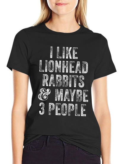 Lionhead Rabbits & Maybe 3 People Graphic T-Shirt