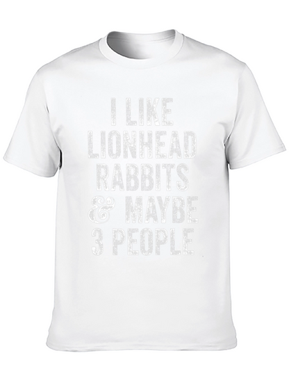Lionhead Rabbits & Maybe 3 People Graphic T-Shirt