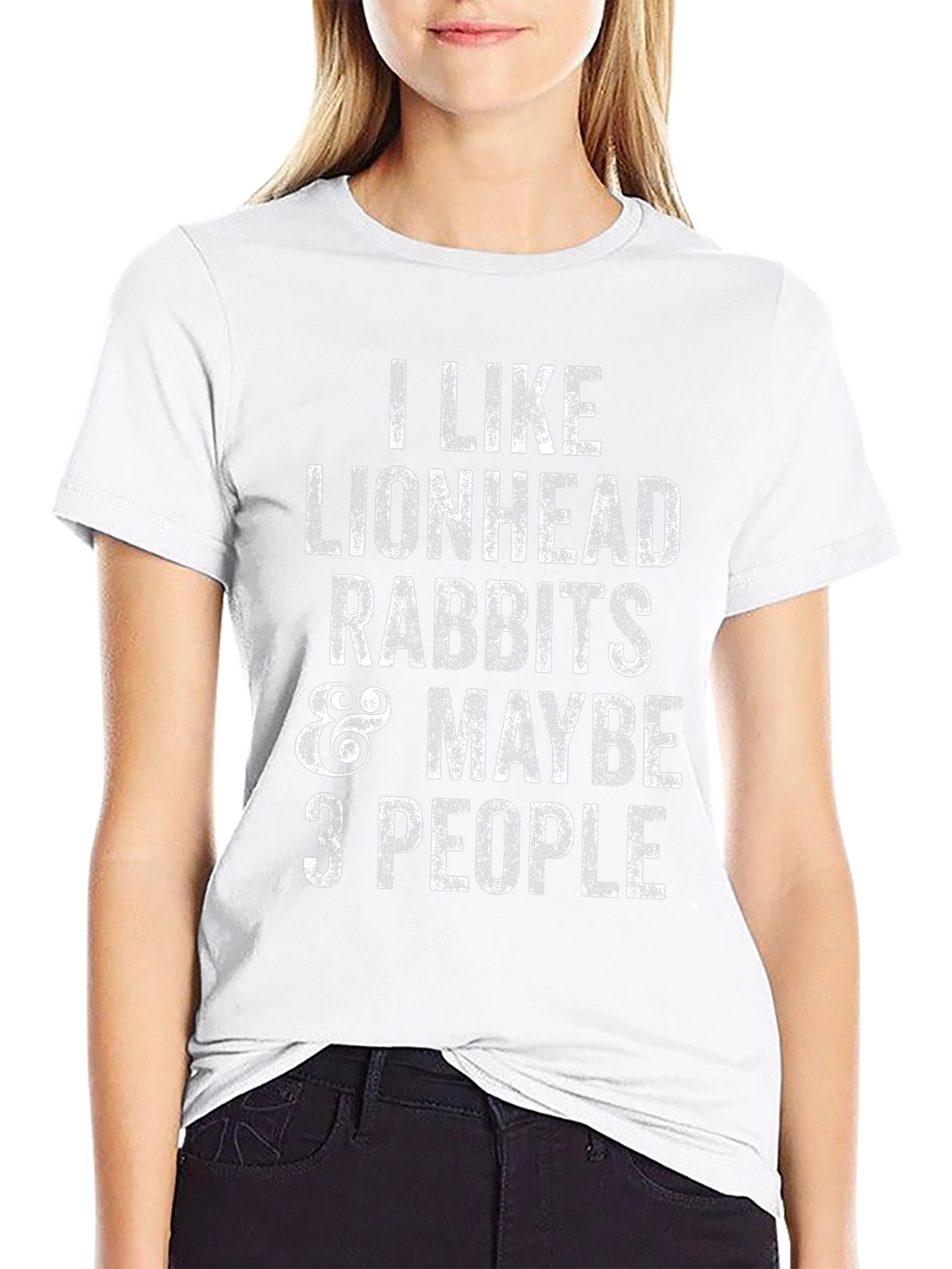 Lionhead Rabbits & Maybe 3 People Graphic T-Shirt