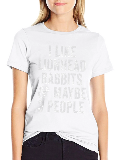 Lionhead Rabbits & Maybe 3 People Graphic T-Shirt