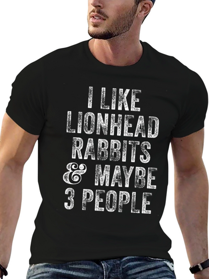 Lionhead Rabbits & Maybe 3 People Graphic T-Shirt