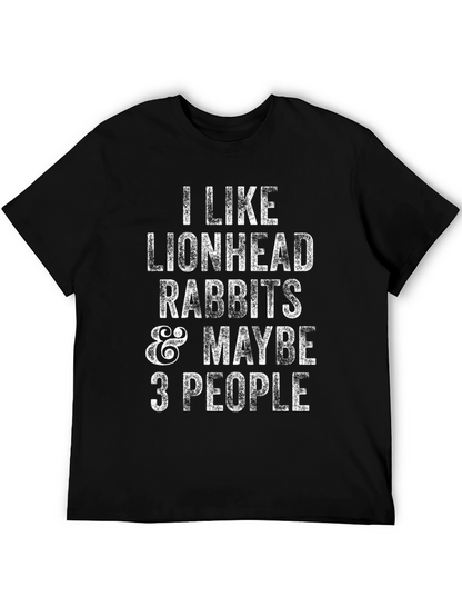 Lionhead Rabbits & Maybe 3 People Graphic T-Shirt