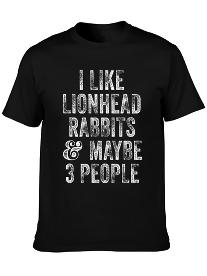 Lionhead Rabbits & Maybe 3 People Graphic T-Shirt