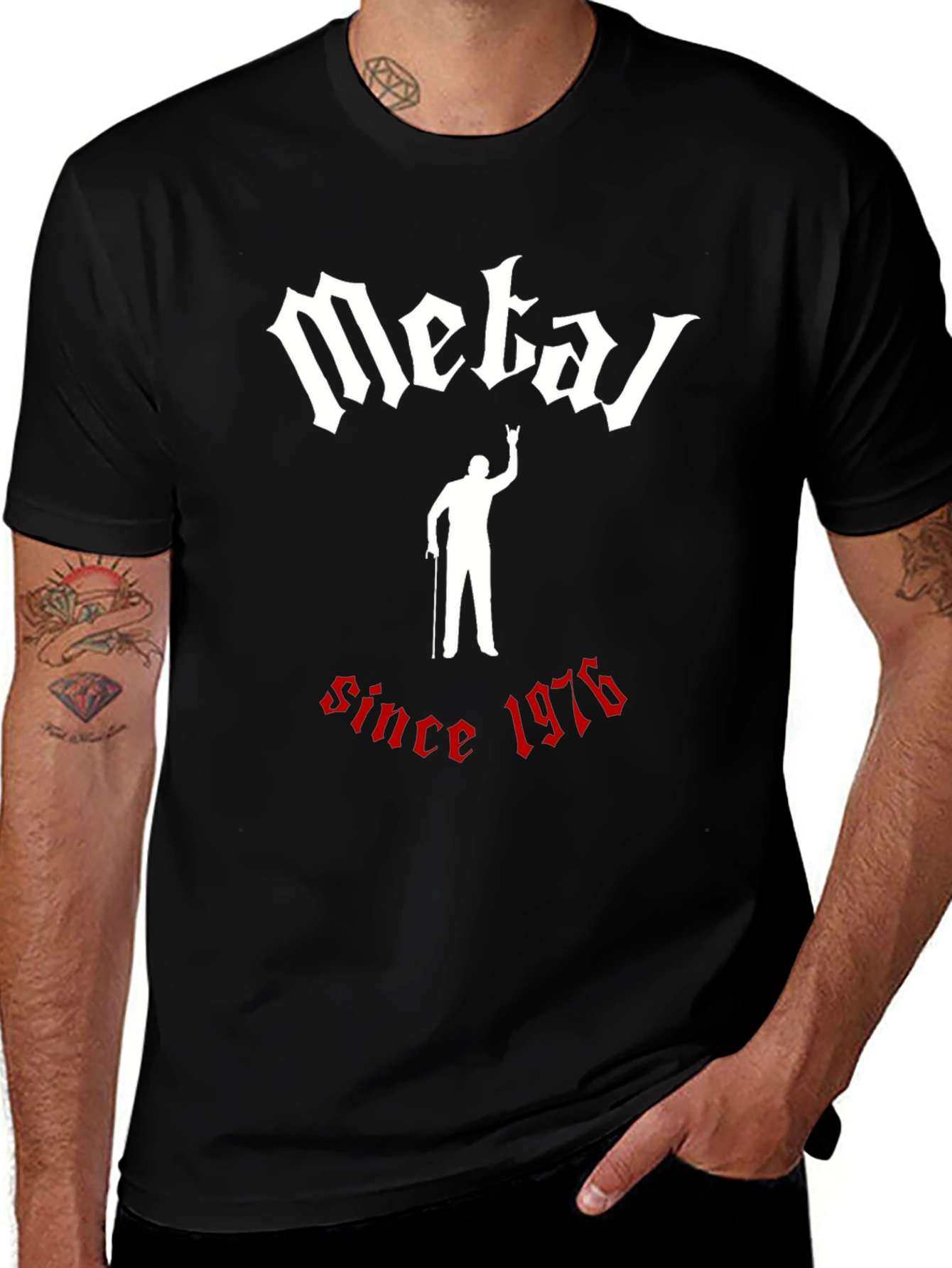 Metal Since 1976 Graphic T-Shirt