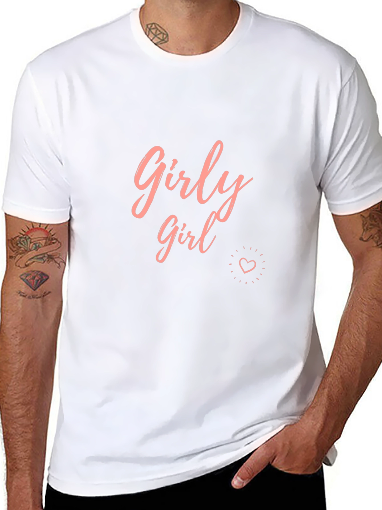 Girly Girl Graphic Tee - Trendy Womens Shirt