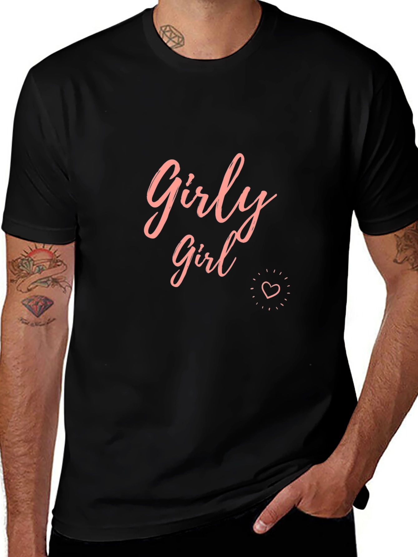 Girly Girl Graphic Tee - Trendy Womens Shirt