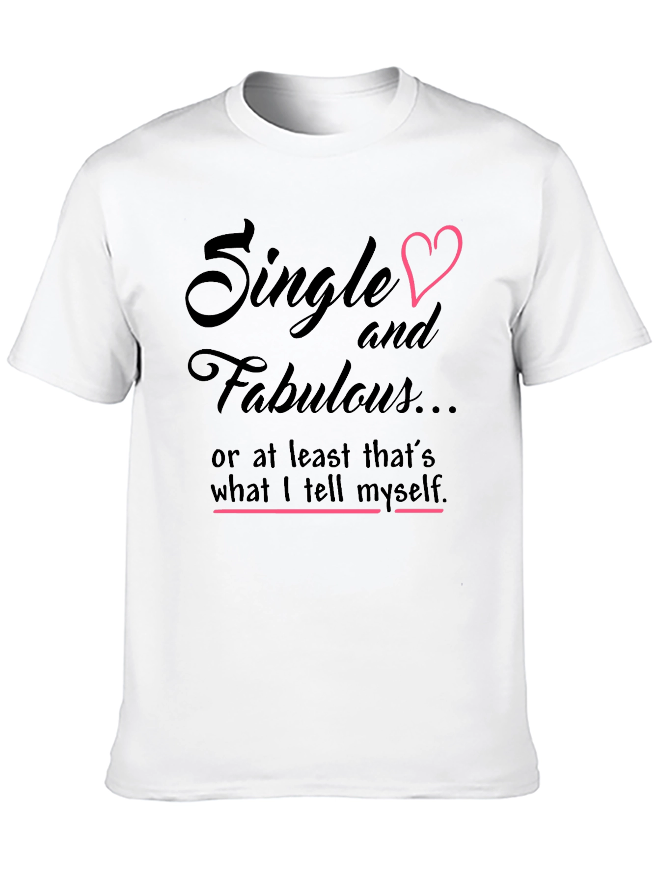 Single & Fabulous Graphic Tee - Black Cotton Shirt
