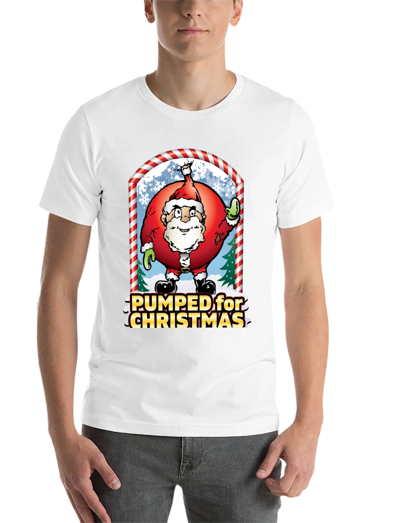 Pumped for Christmas Graphic Tee
