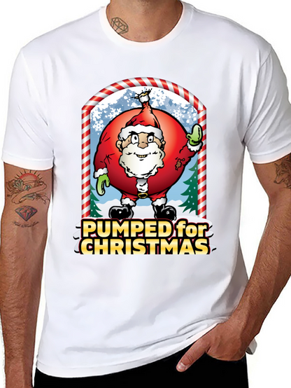 Pumped for Christmas Graphic Tee