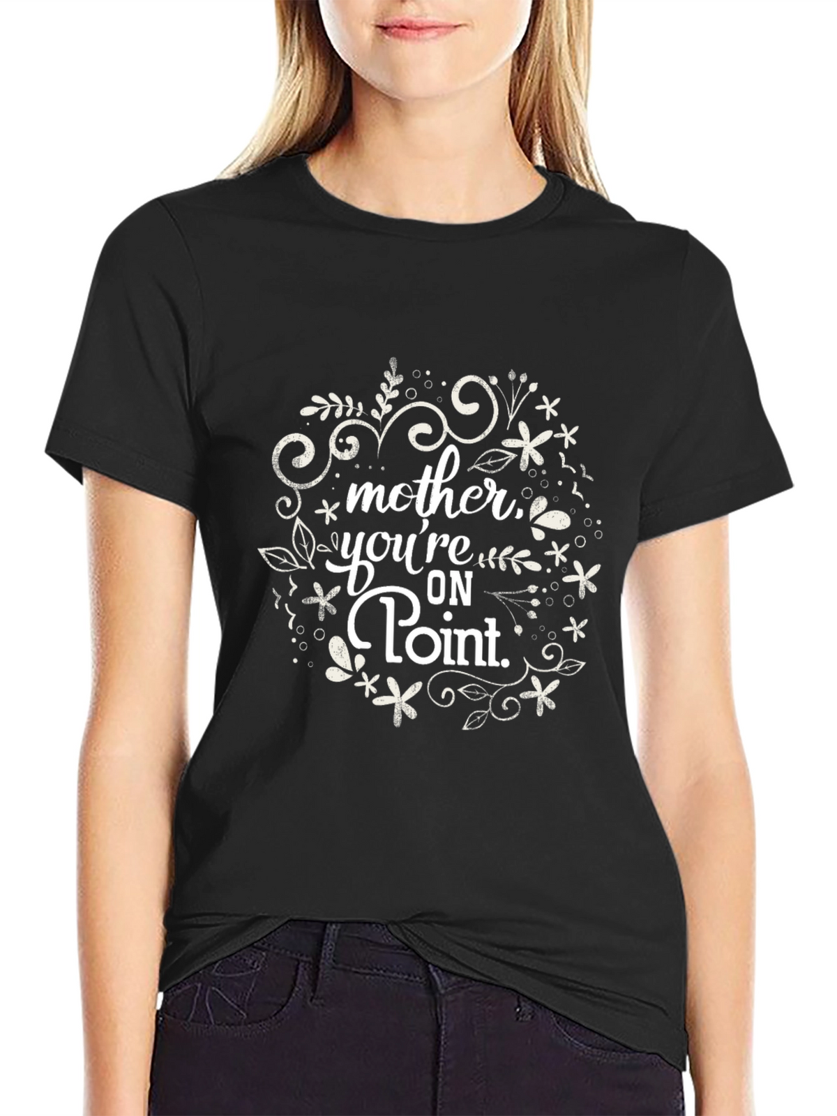 Mother Youre On Point Black Graphic Tee